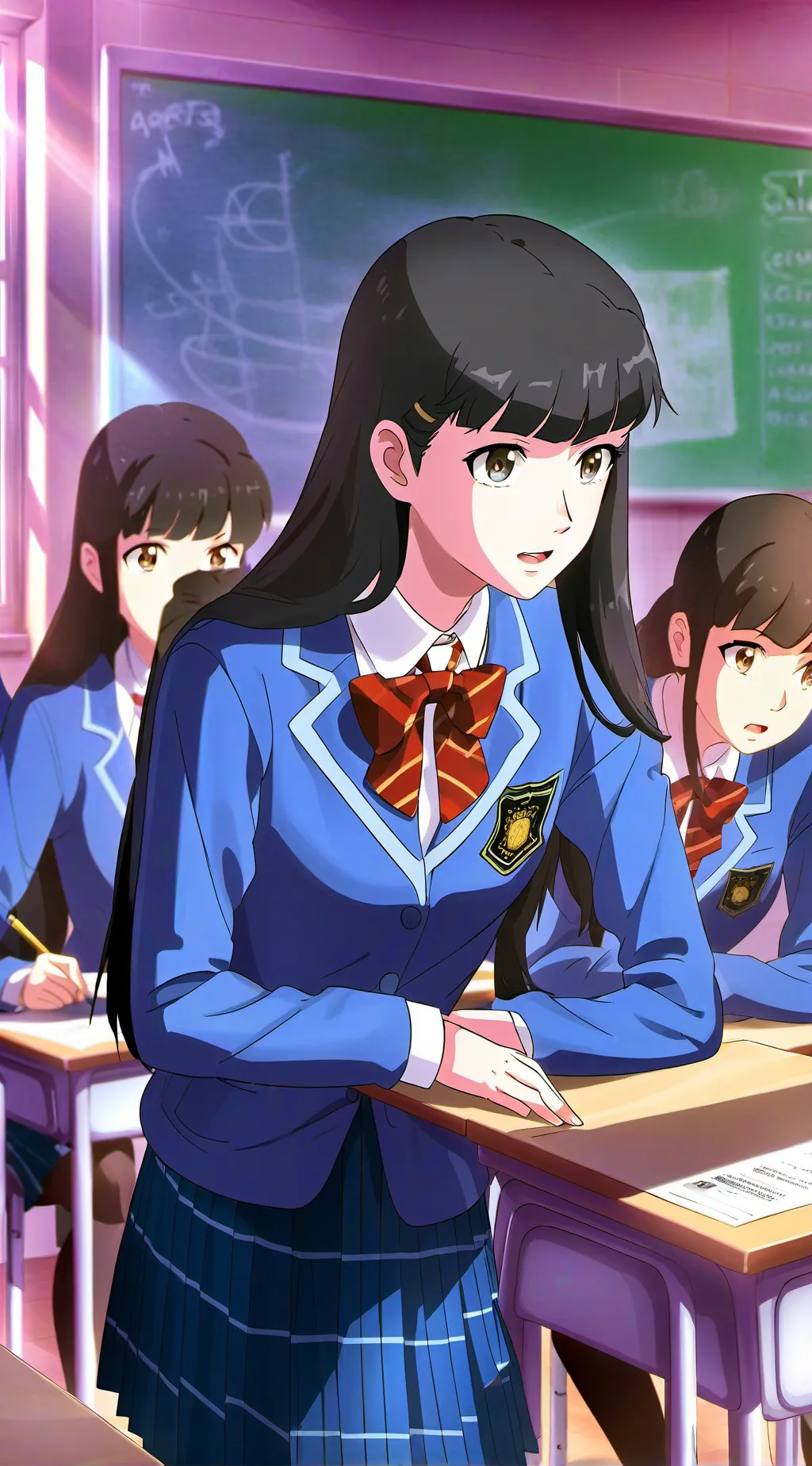 ai character: Luna background