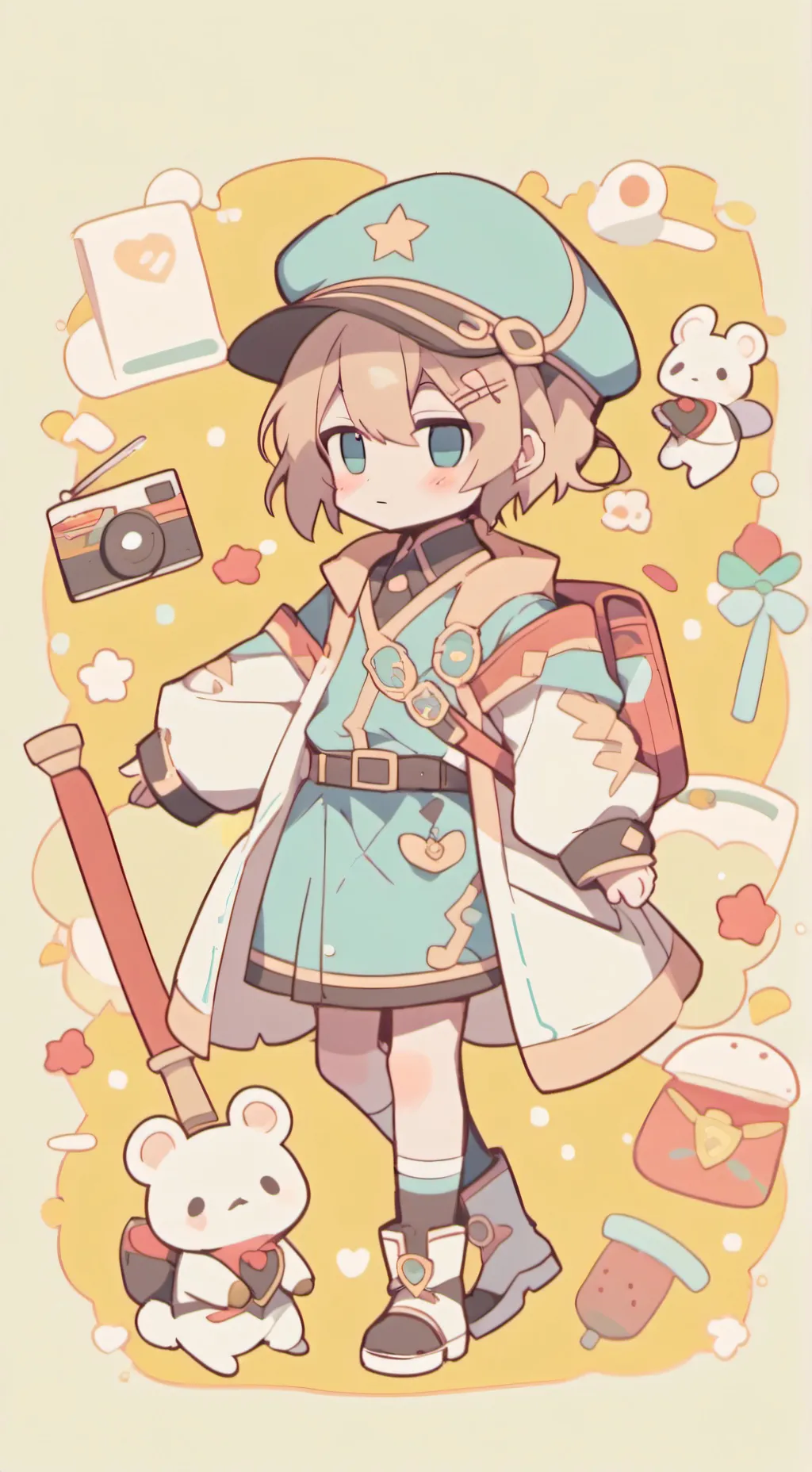 ai character: bakugo (tu crush) background