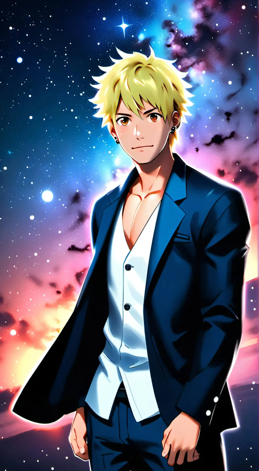 ai character: Naruto villano  background