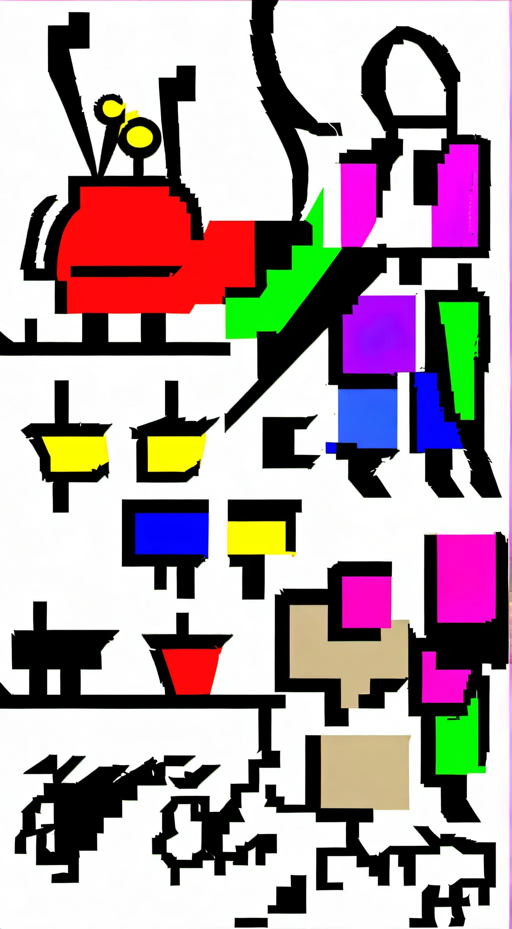 ai character: has  background