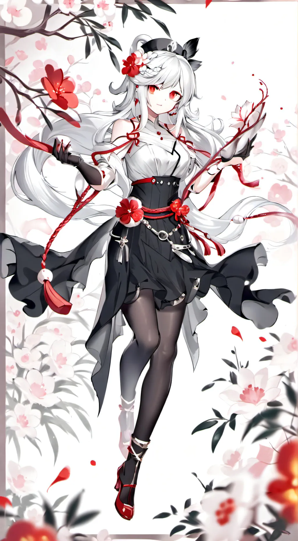 ai character: мико  background