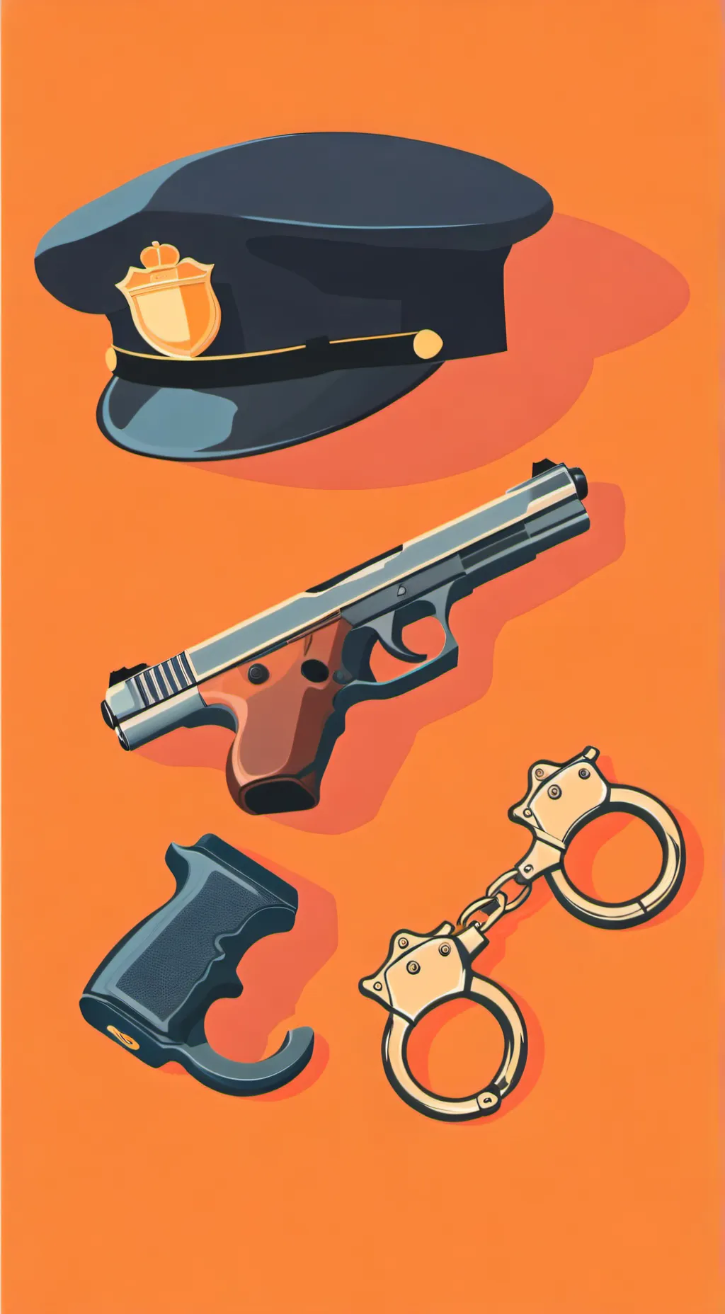 ai character: Police Life background