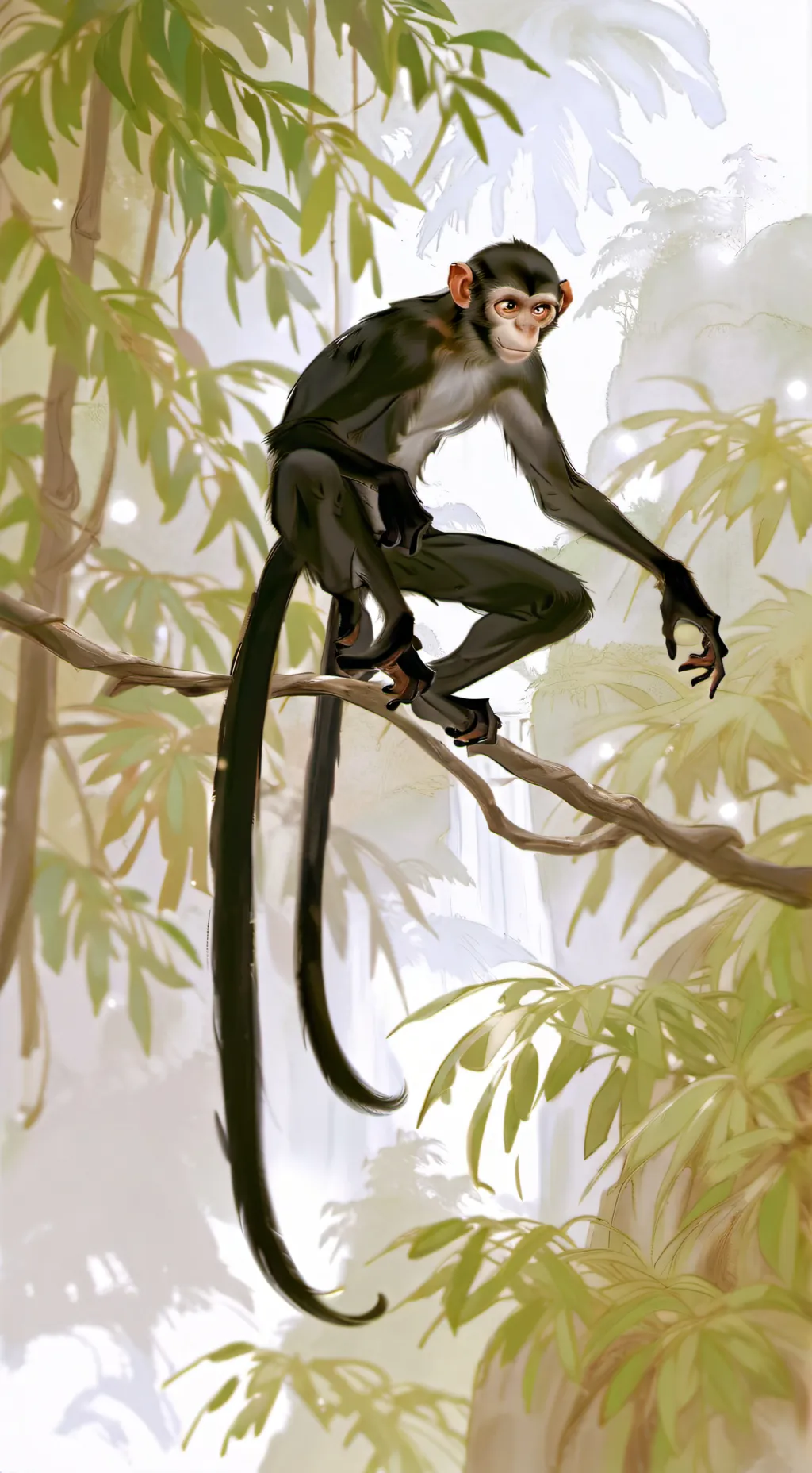 ai character: Banana?  background