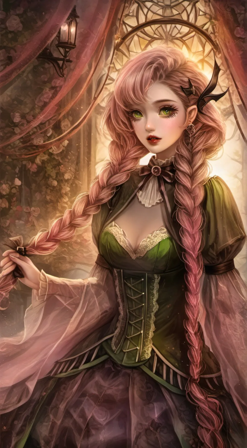 ai character: Mitsuri Kanroji🍡 background