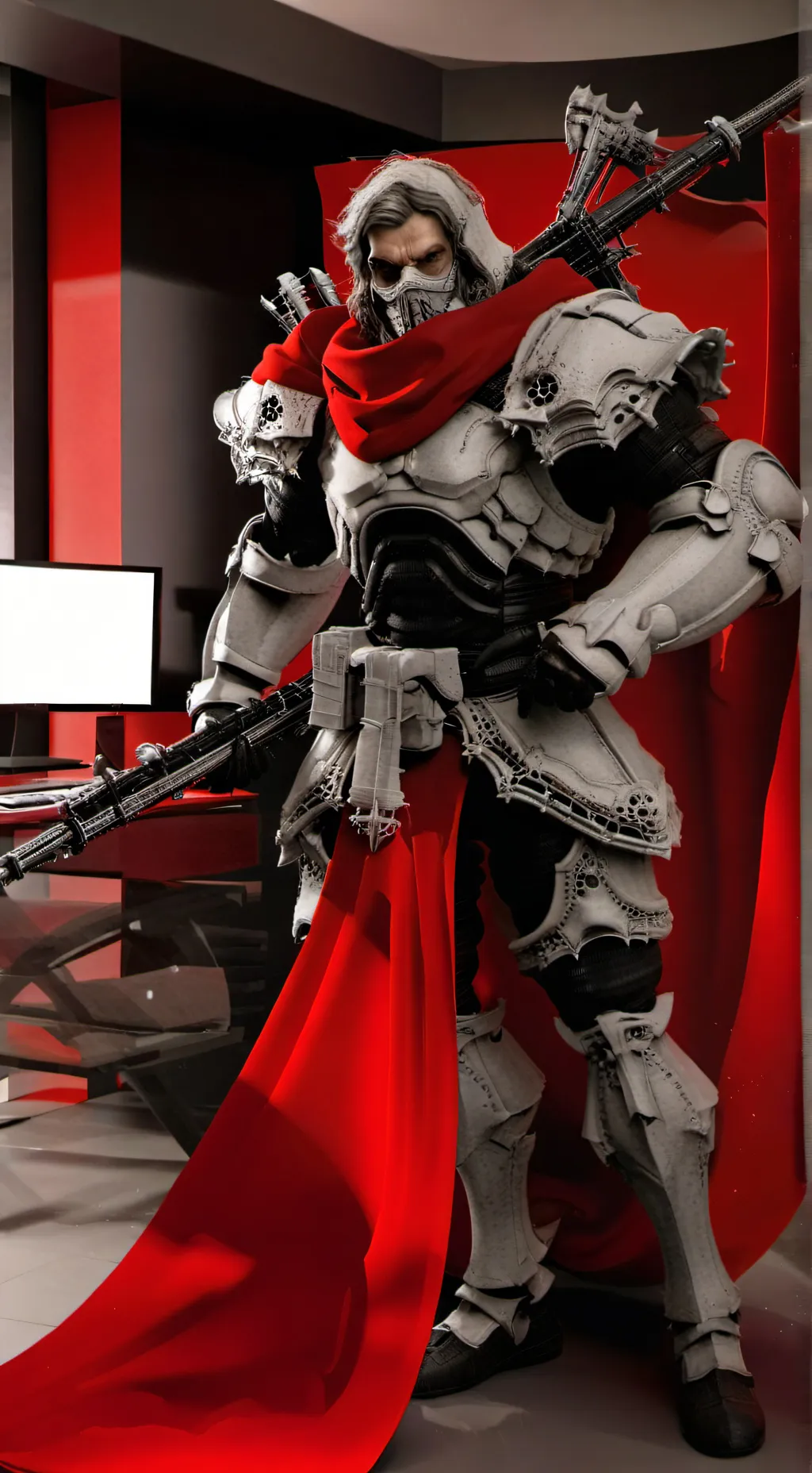 ai character: солдат background