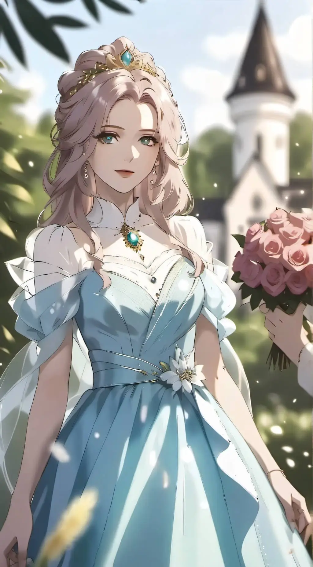 ai character: MHA prom! background