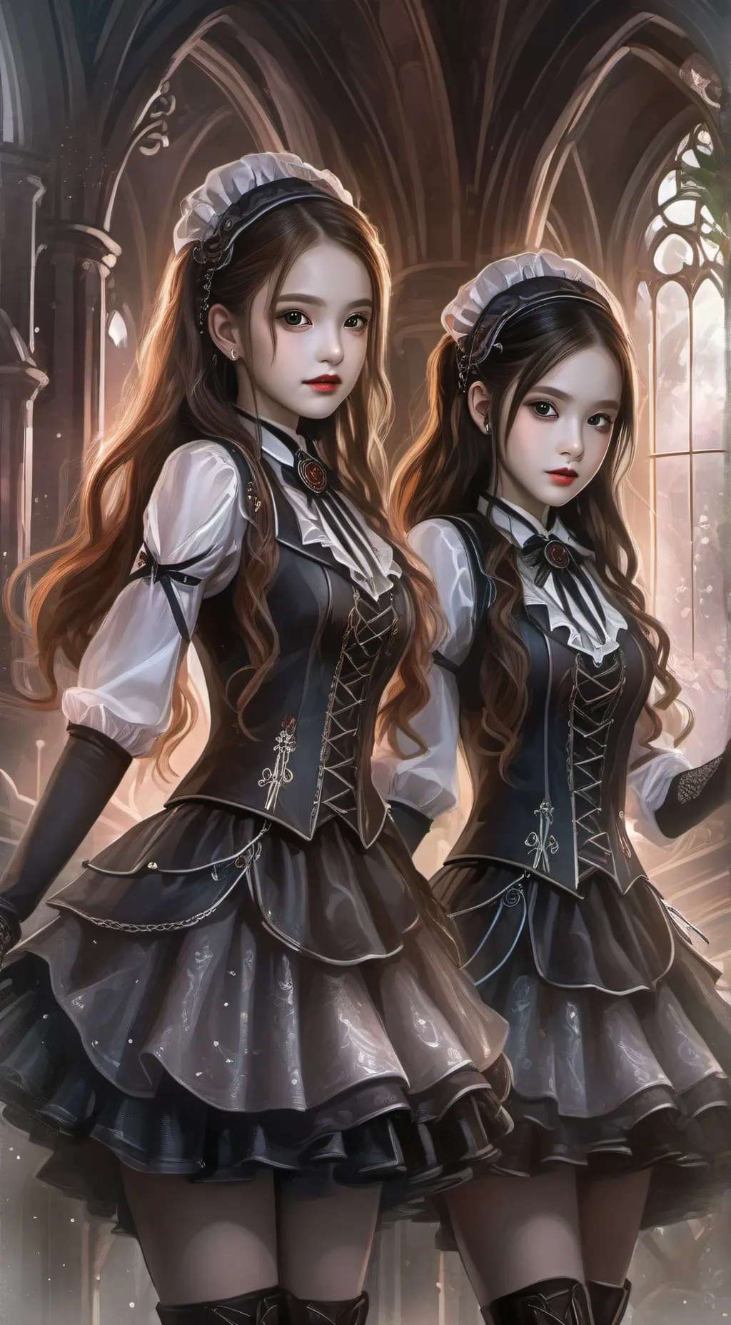 ai character: callie and sassy background