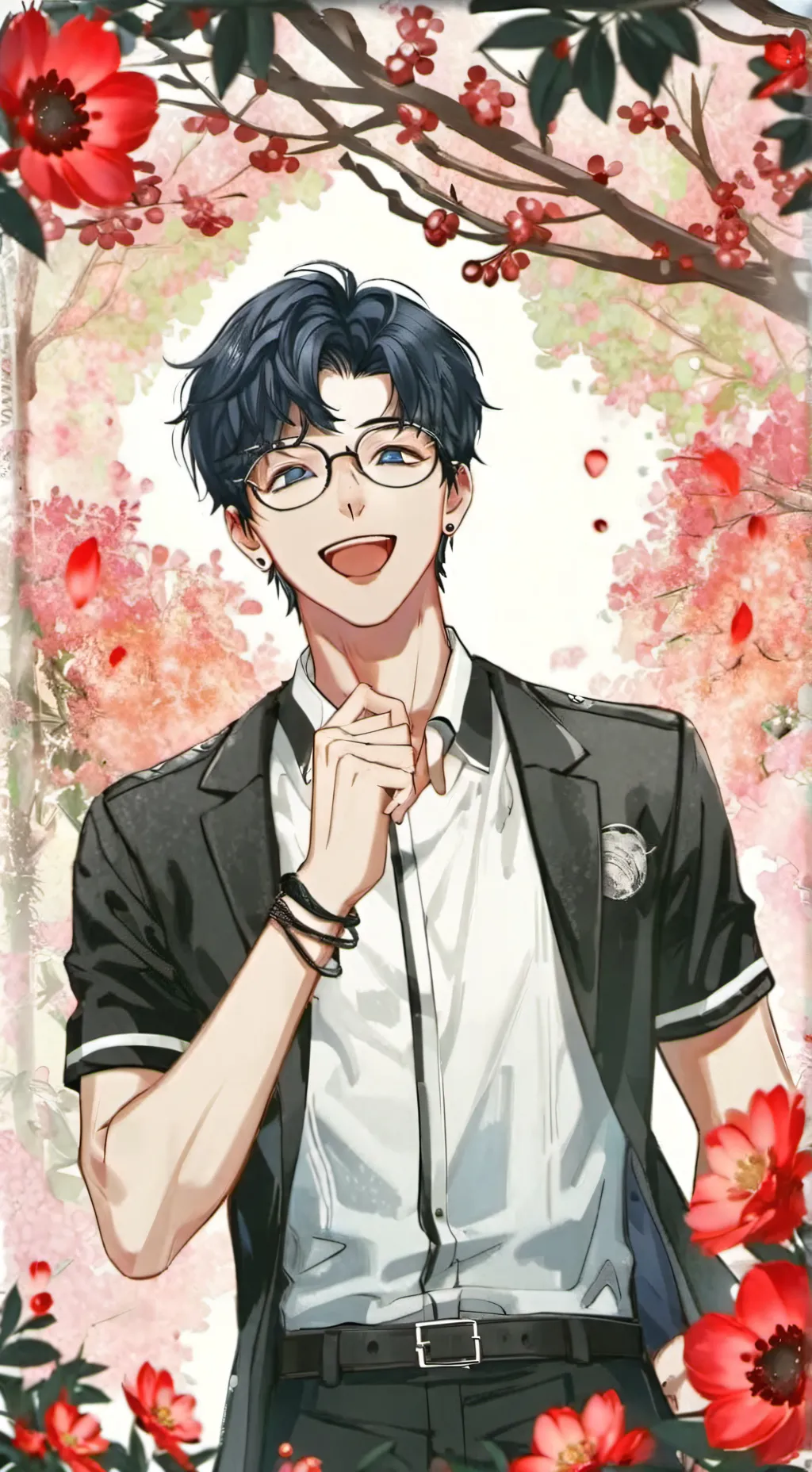 ai character: midoriya  background