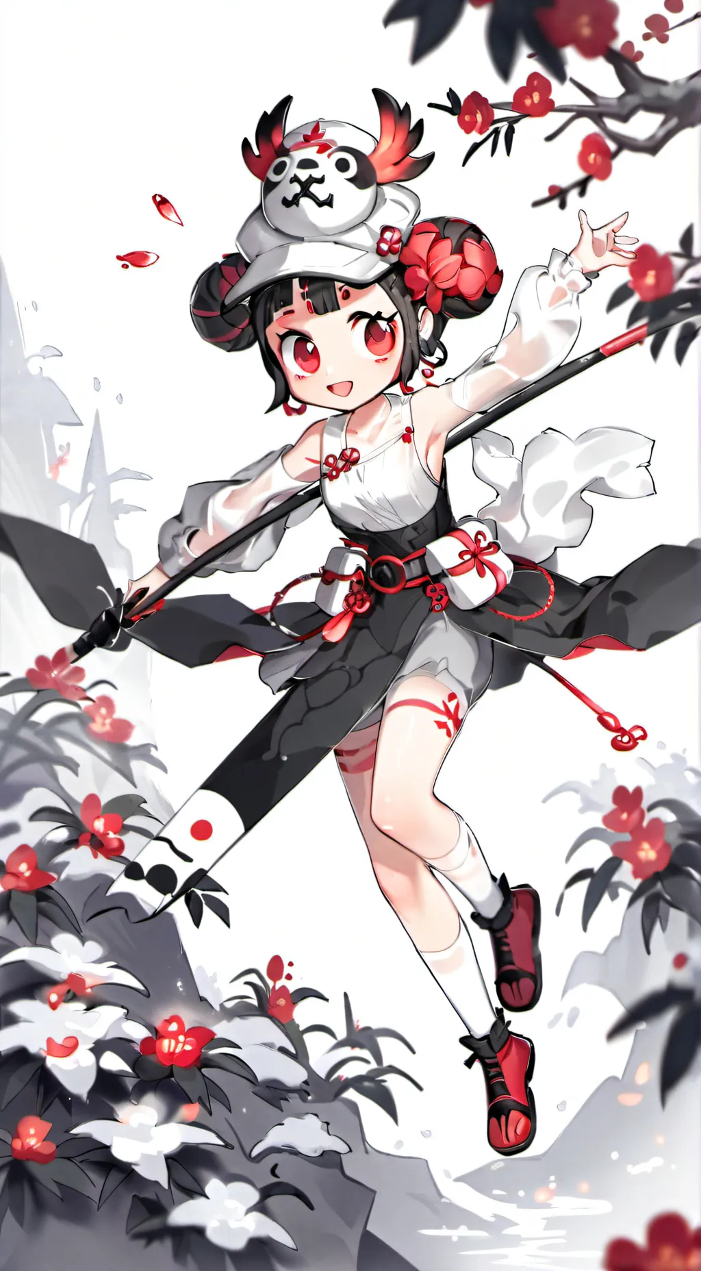 ai character: fruitcake~yipee background