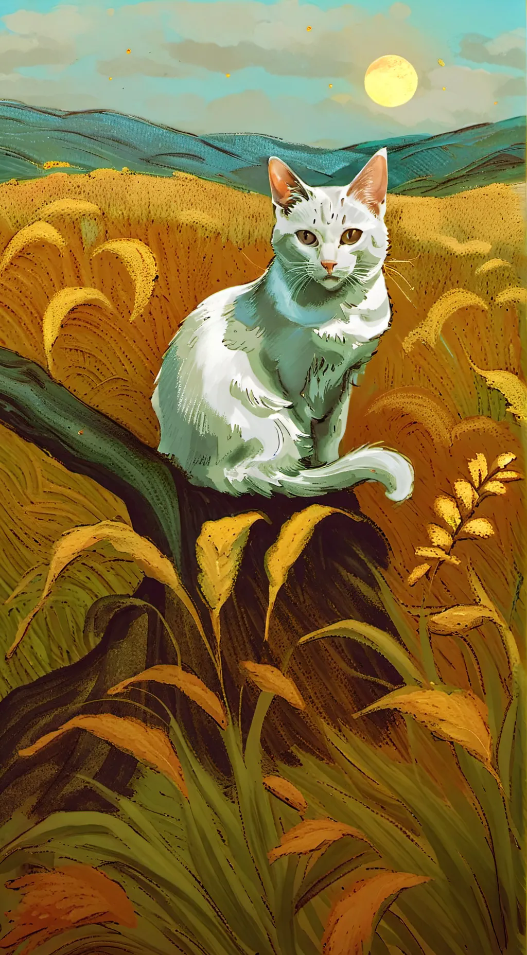 ai character: a whisker away  background