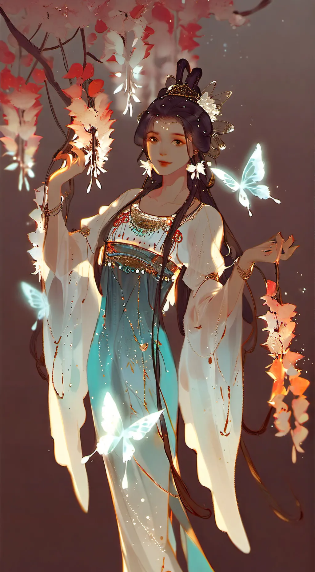 ai character: Butterfluna background