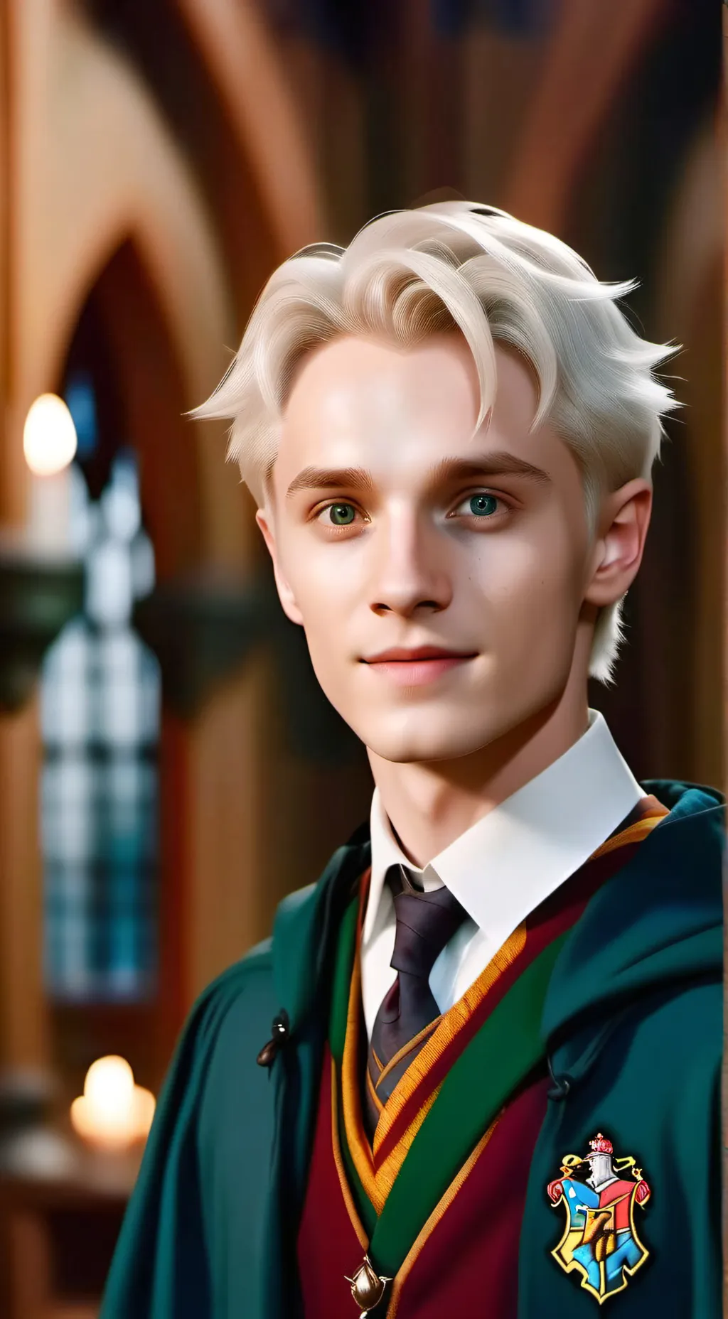 ai character: Draco Moulfoy  background