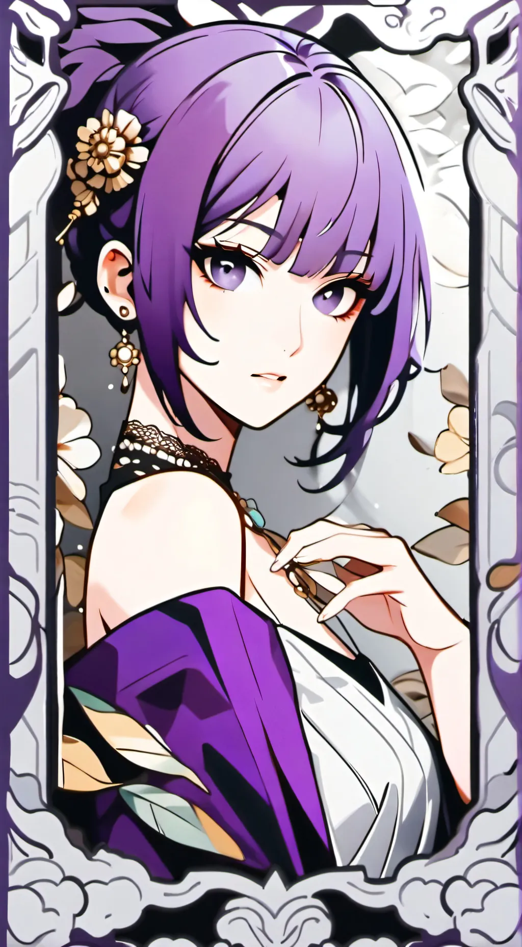 ai character: Lily OC background