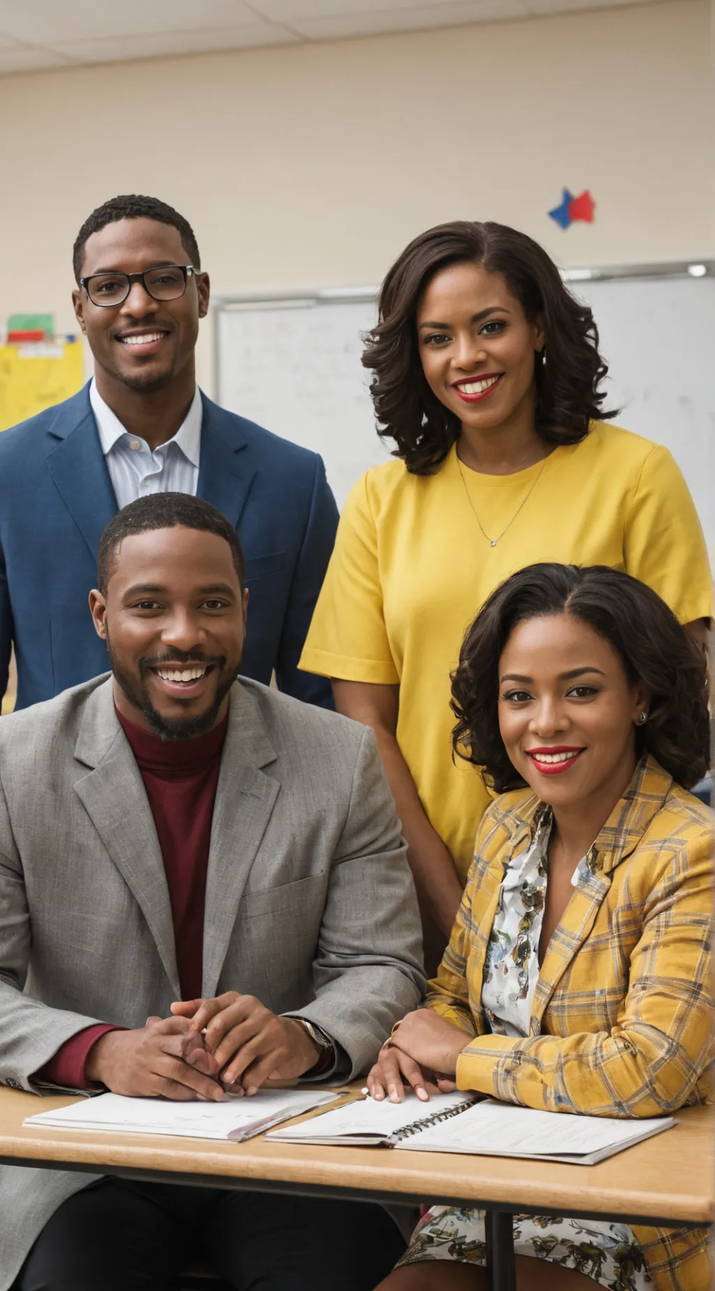 ai character: Clever Middle background