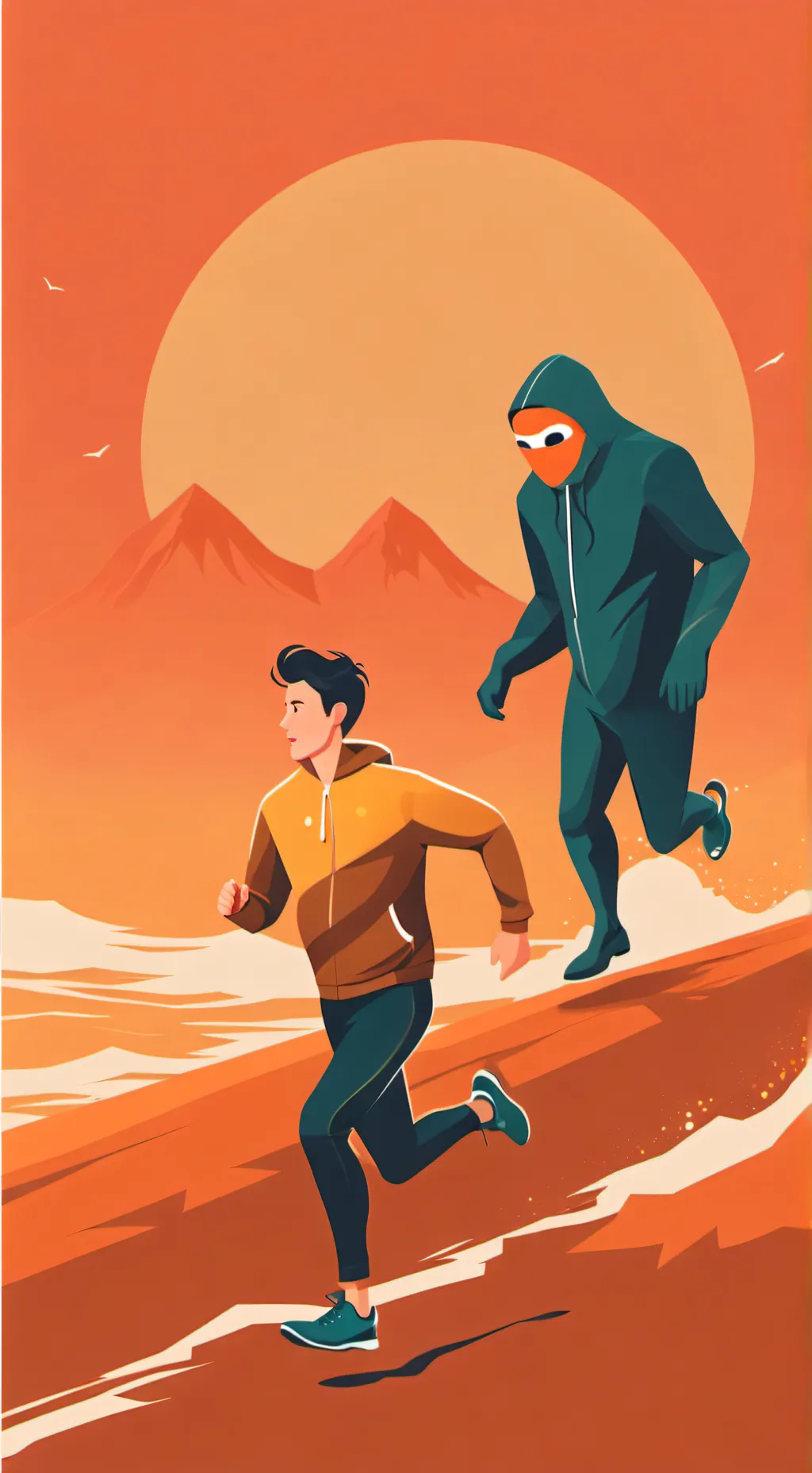 ai character: monster land  background