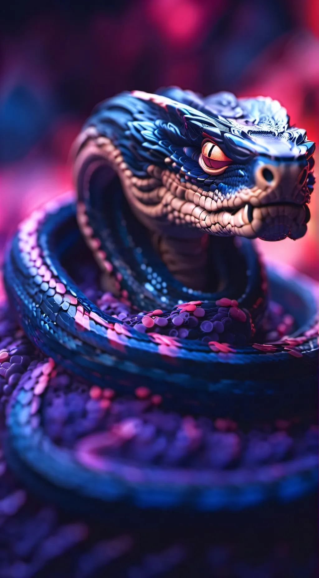 ai character: snake Lord background