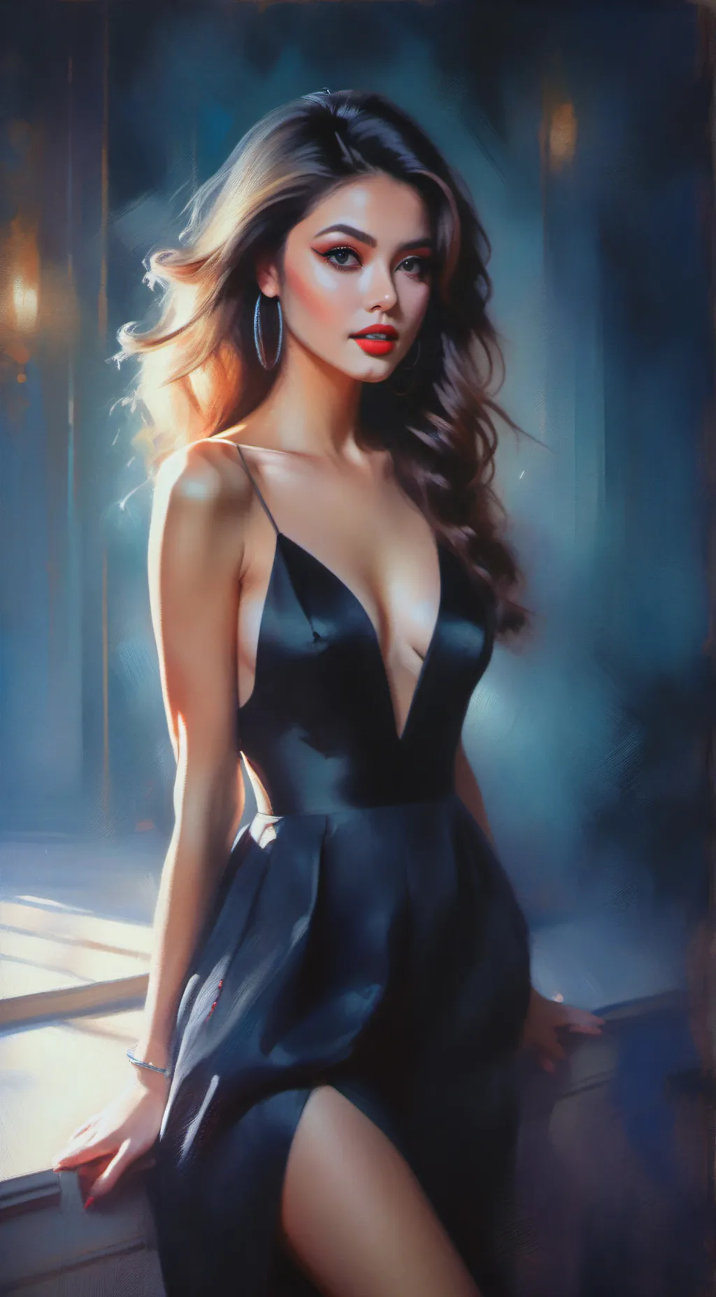 ai character: saiyan saga vegeta background