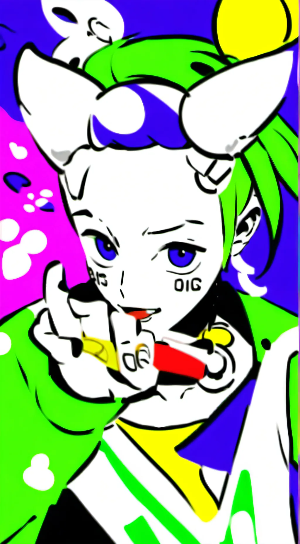 ai character: Dandy  background