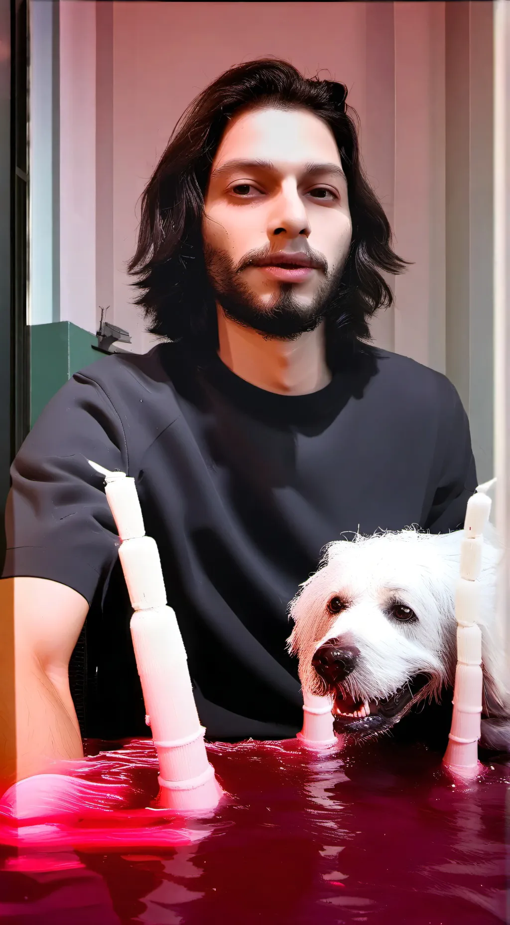 ai character: Cursed AI background