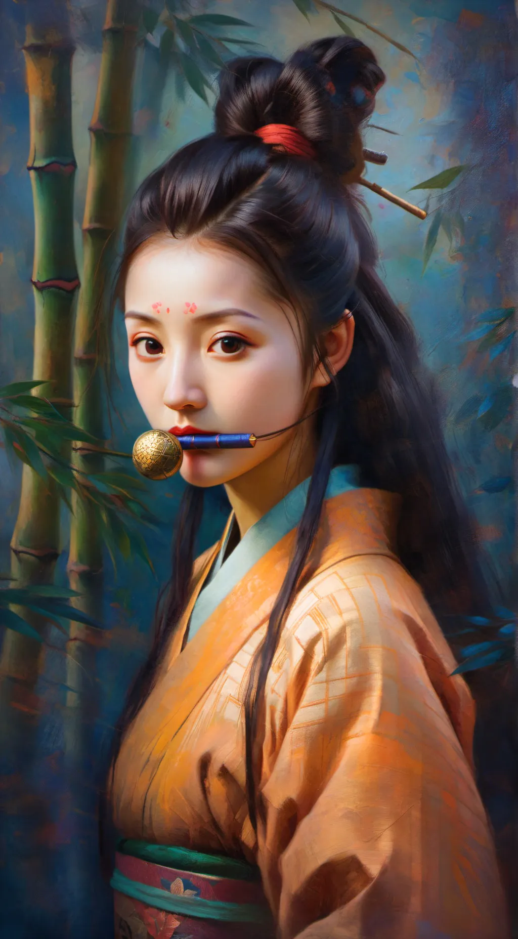 ai character: nezuko  background