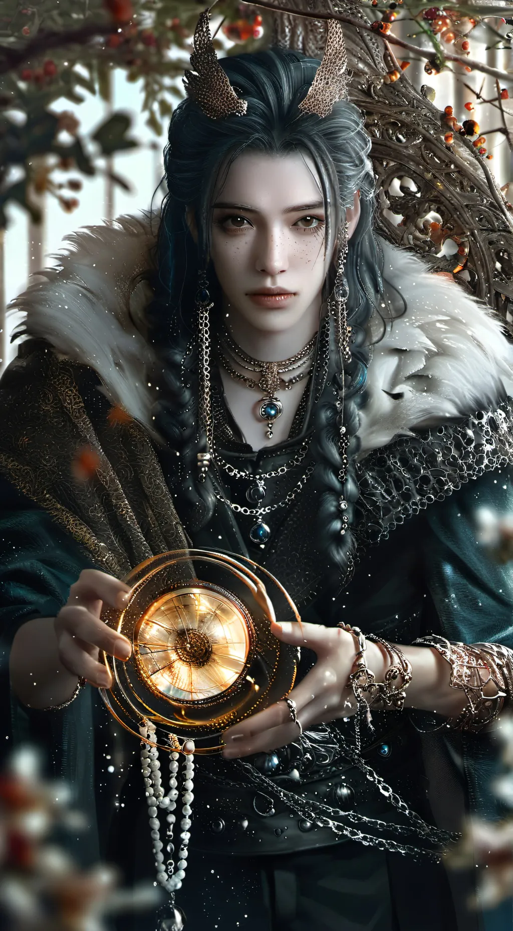 ai character: kny dress up background