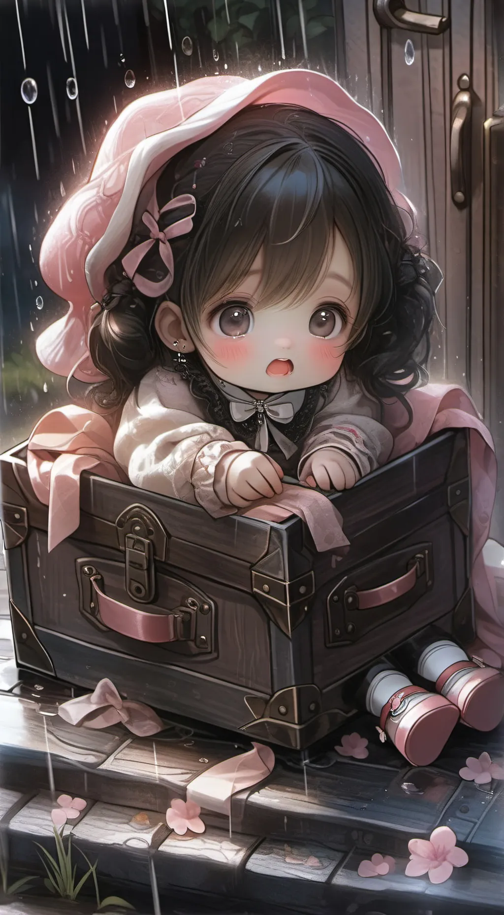 ai character: Baby Love background