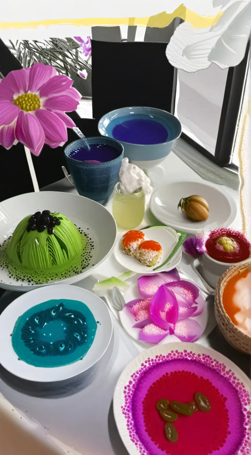 ai character: Rainbow Friend! background