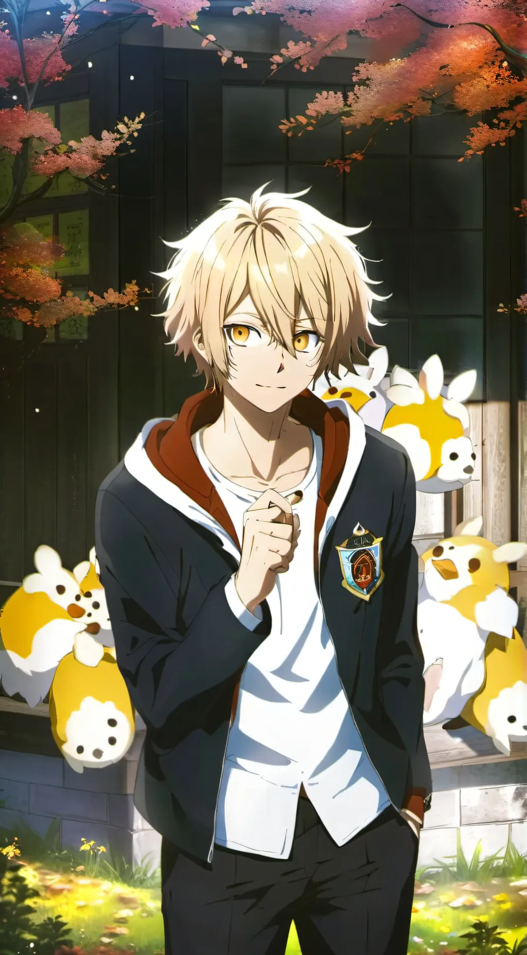 ai character: ⚡denki kaminari⚡ background