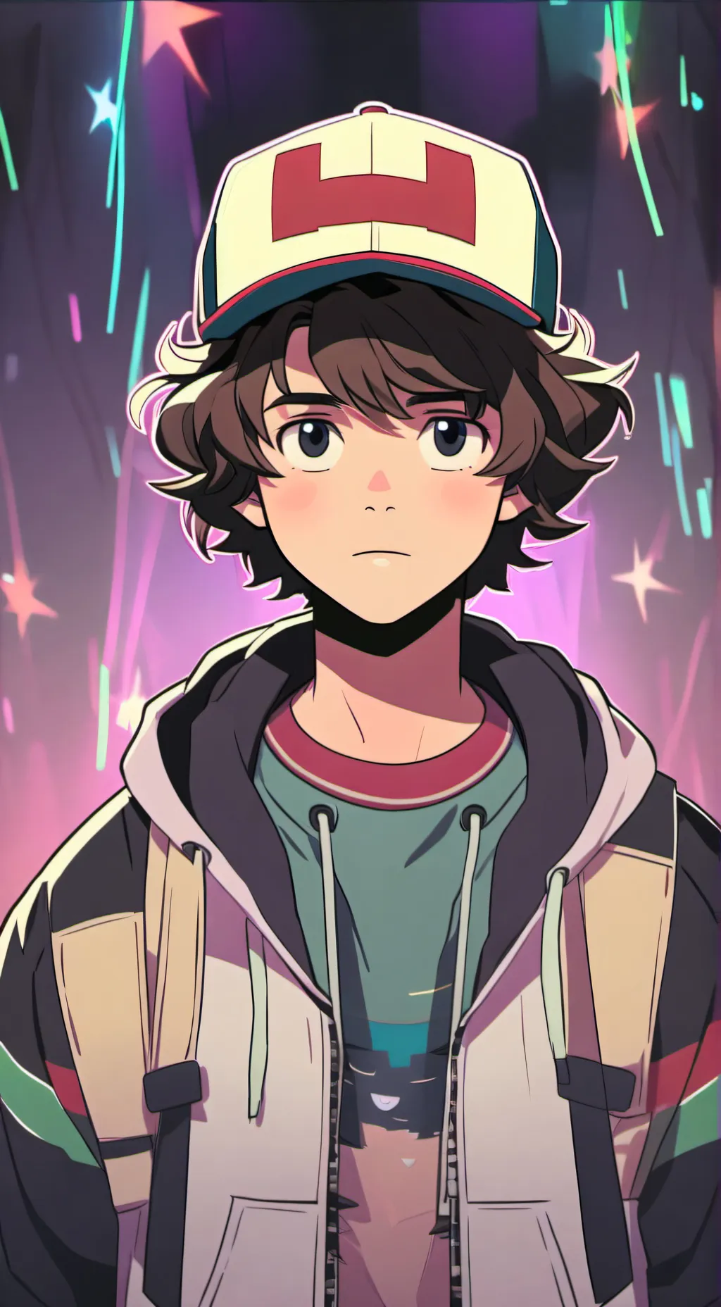 ai character: Dustin background