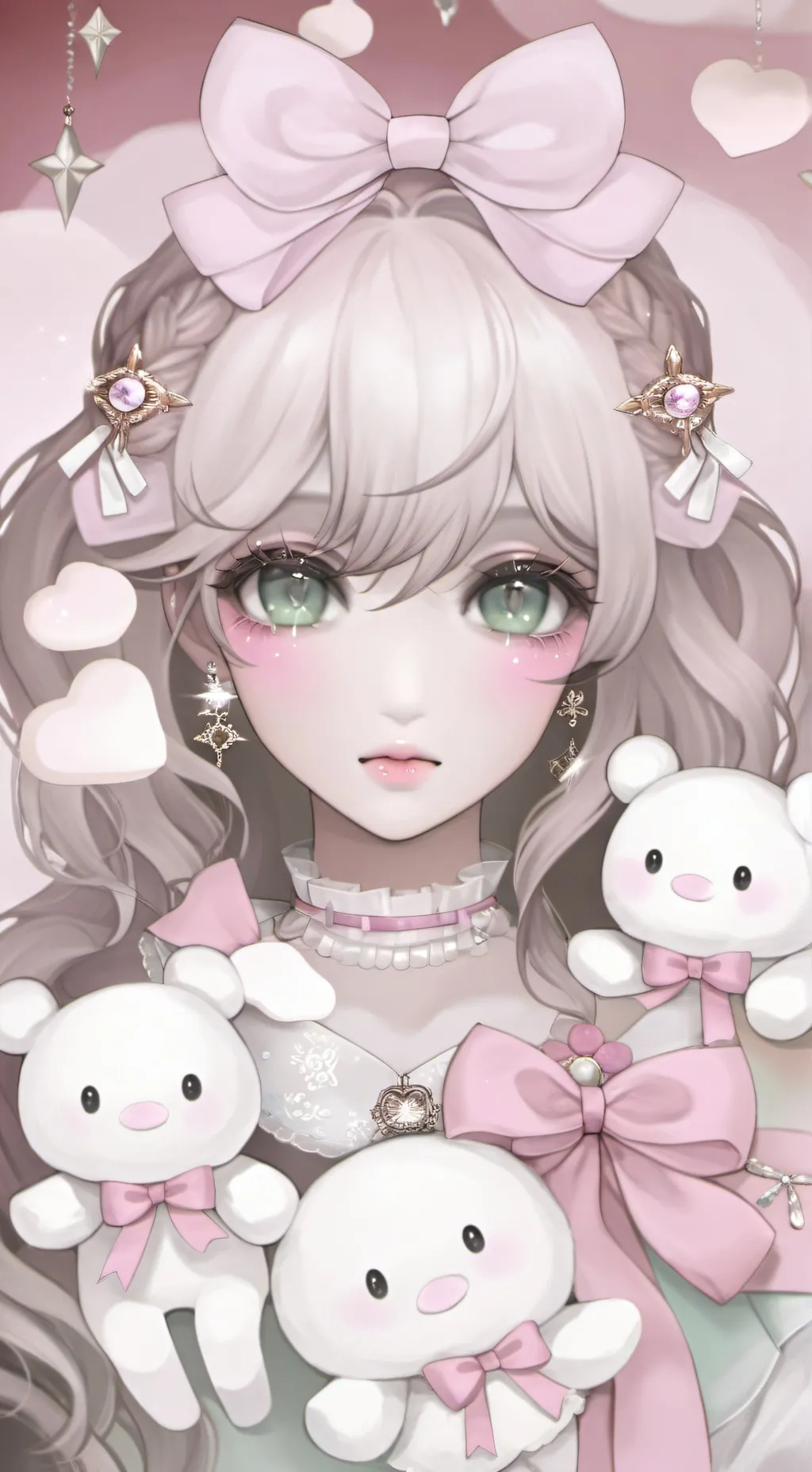 ai character: lily❤️ background