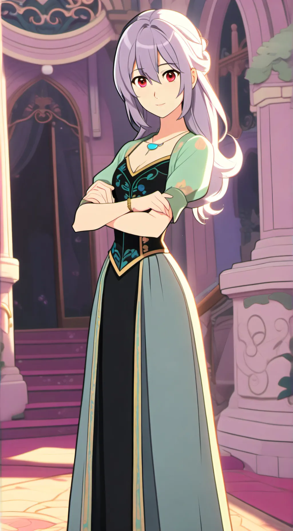 ai character: Titan tv woman background