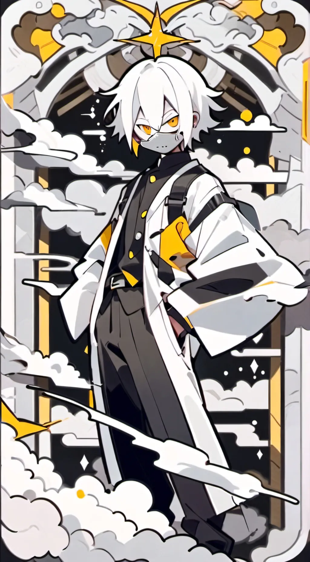 ai character: Mr demi emo??  background