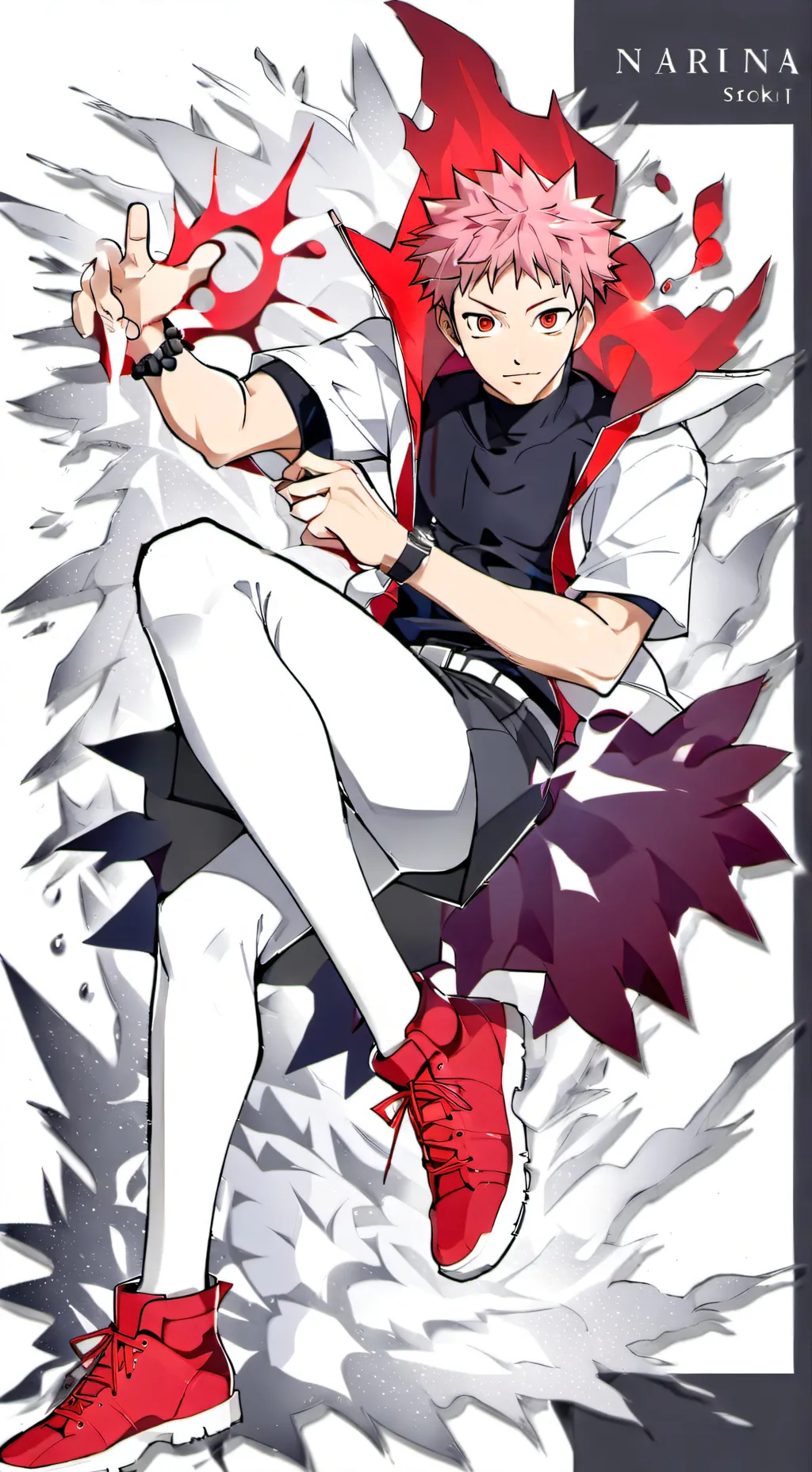 ai character: imumaki/catday background