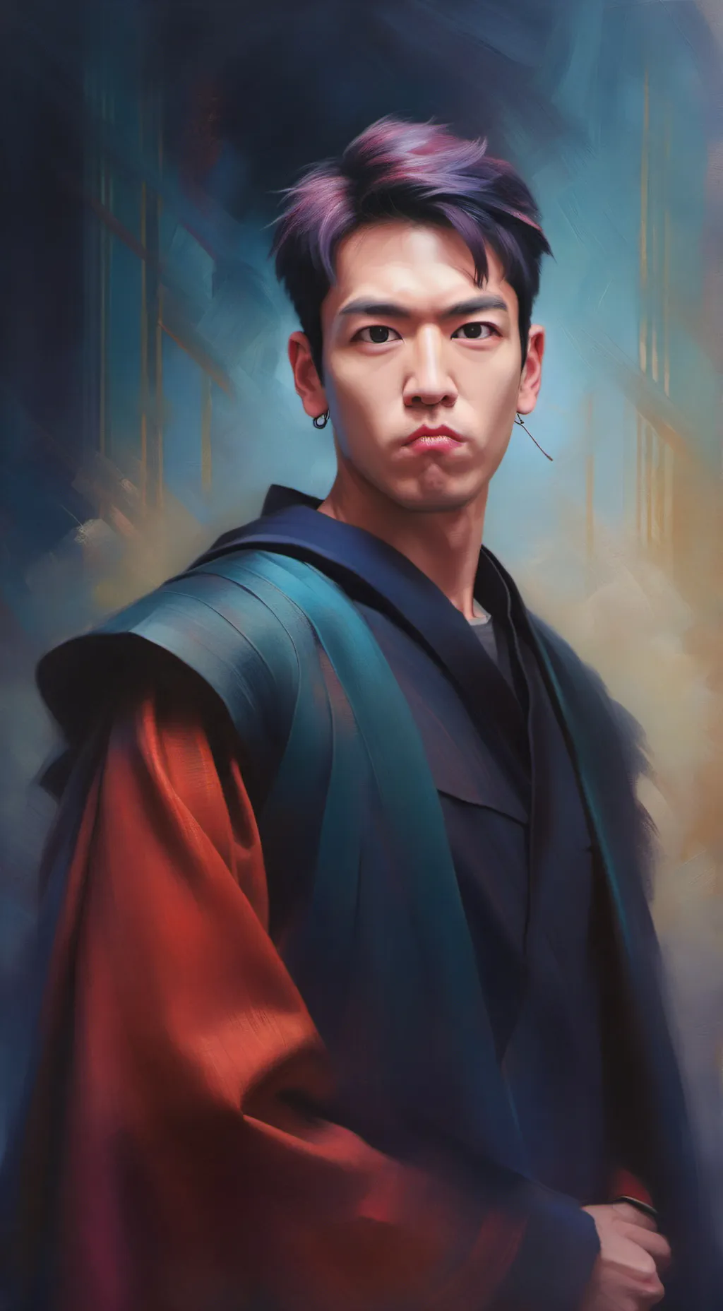 ai character: Thanos background