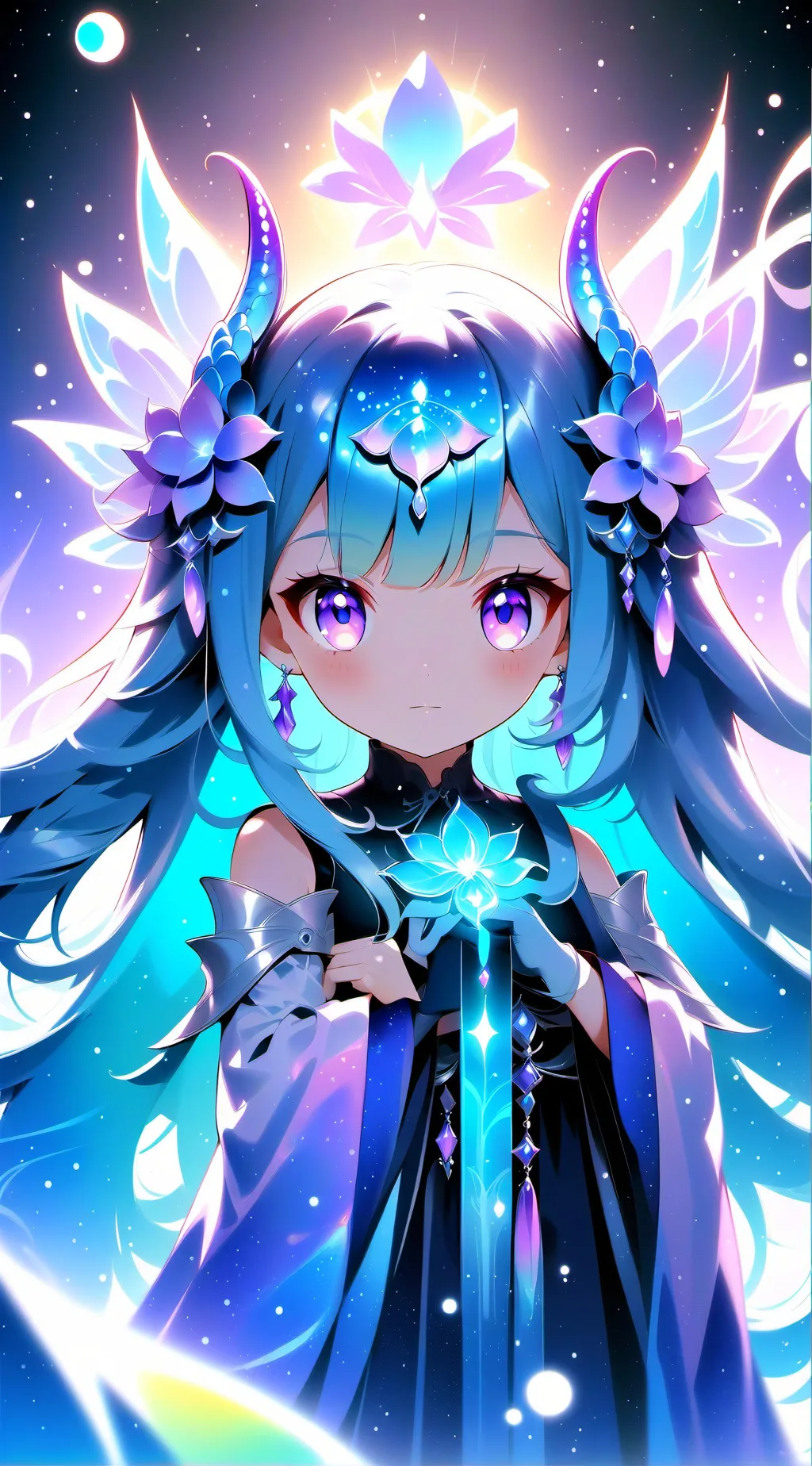ai character: Aurora background
