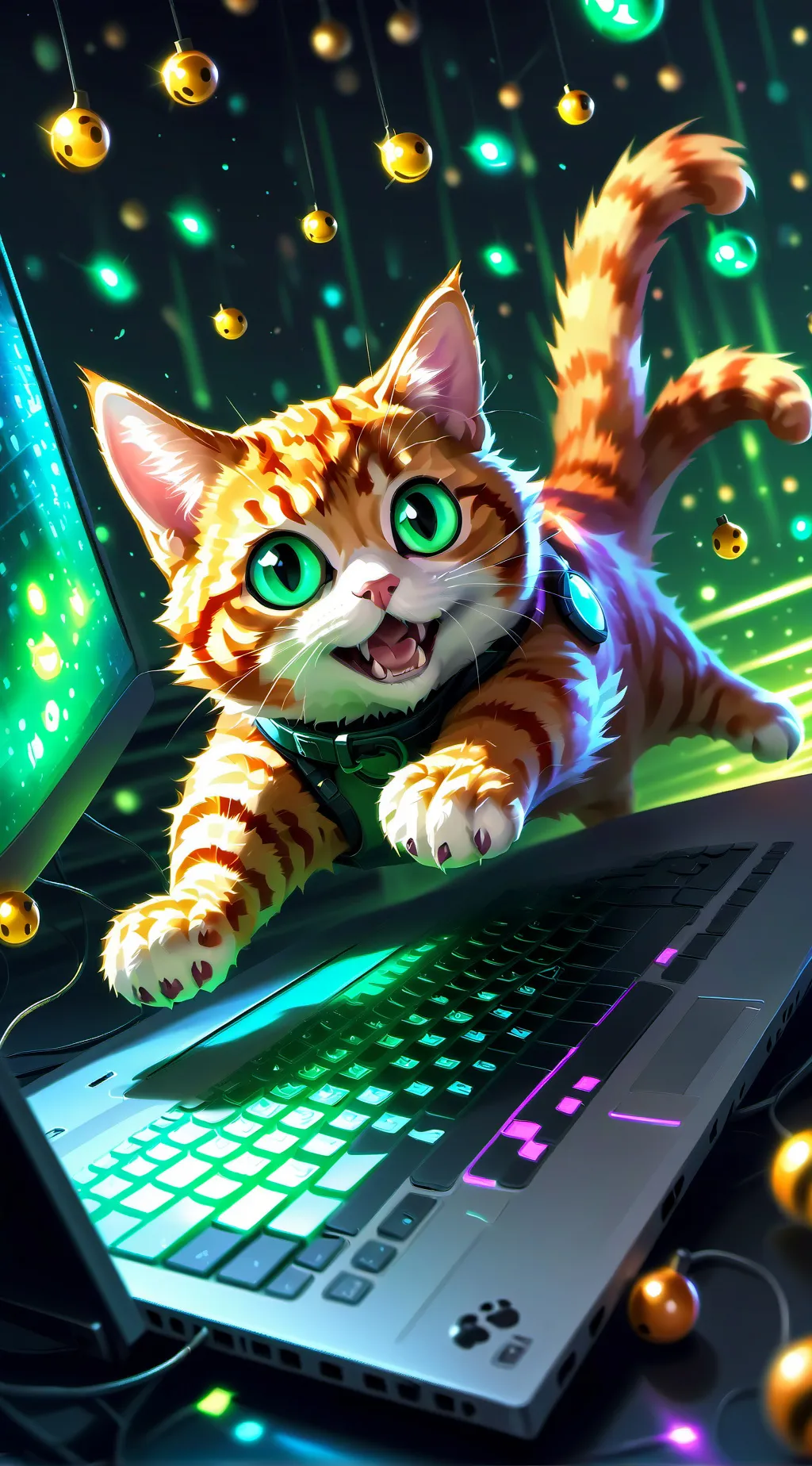 ai character: Pixel background