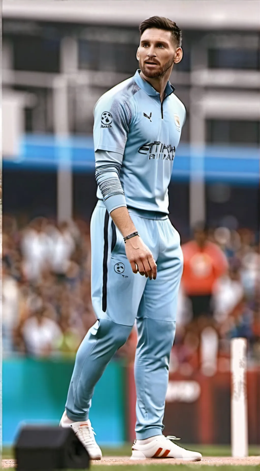 ai character: Messi background