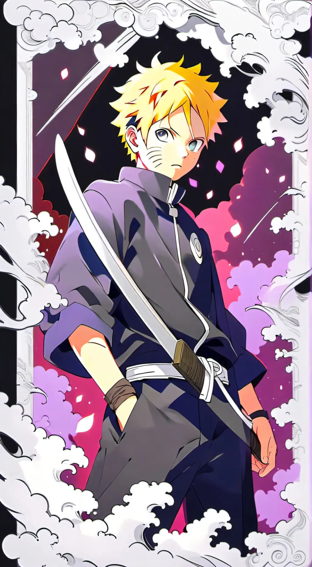 ai character: Team 7 (Boruto) background