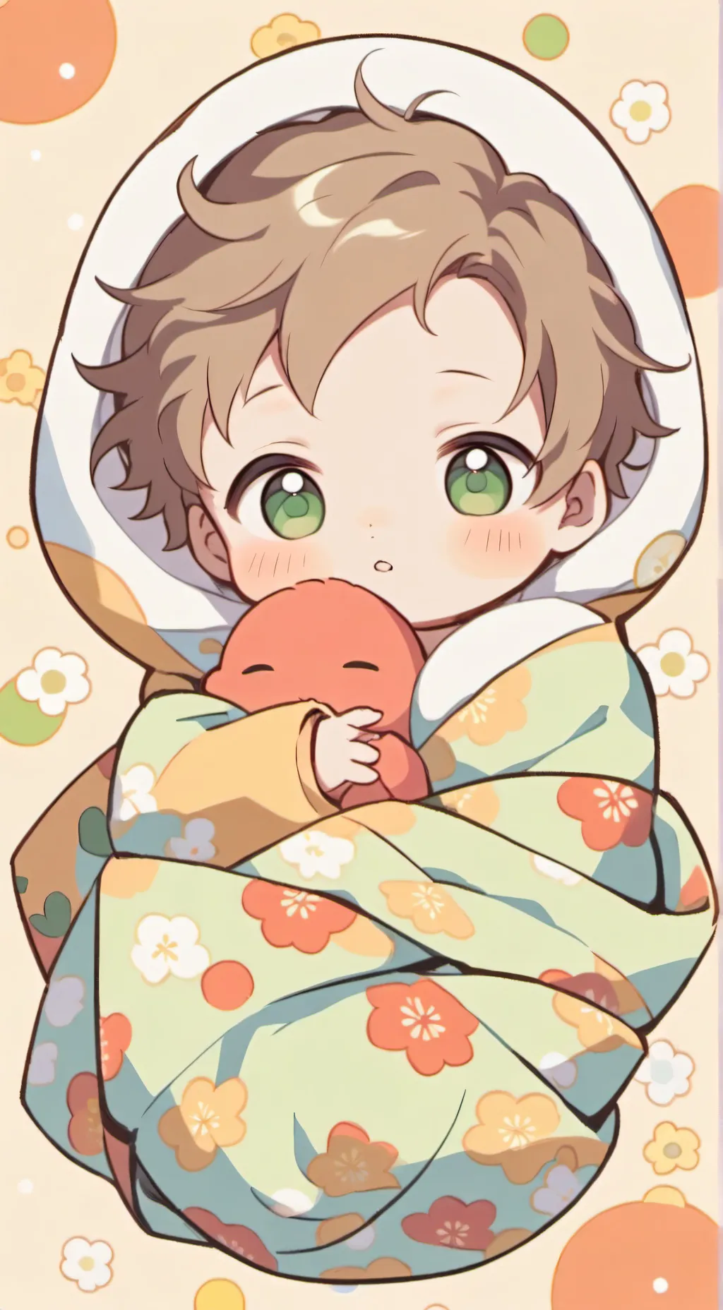 ai character: abandoned baby background