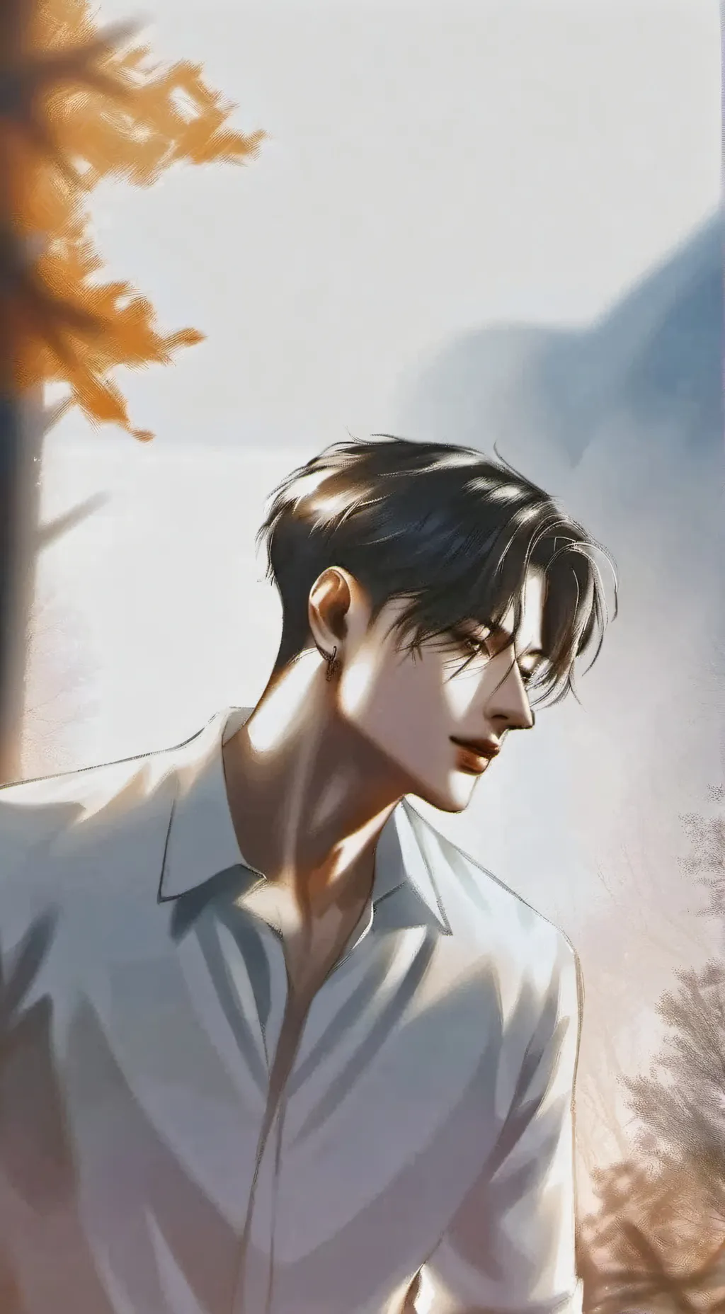 ai character: Zen  background