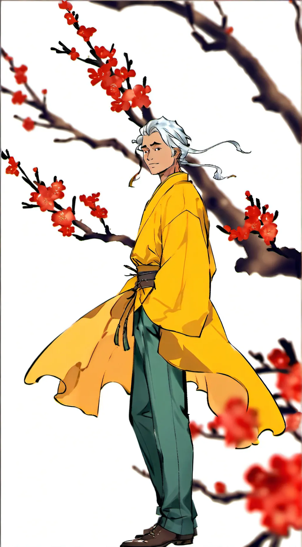 ai character: burn  background