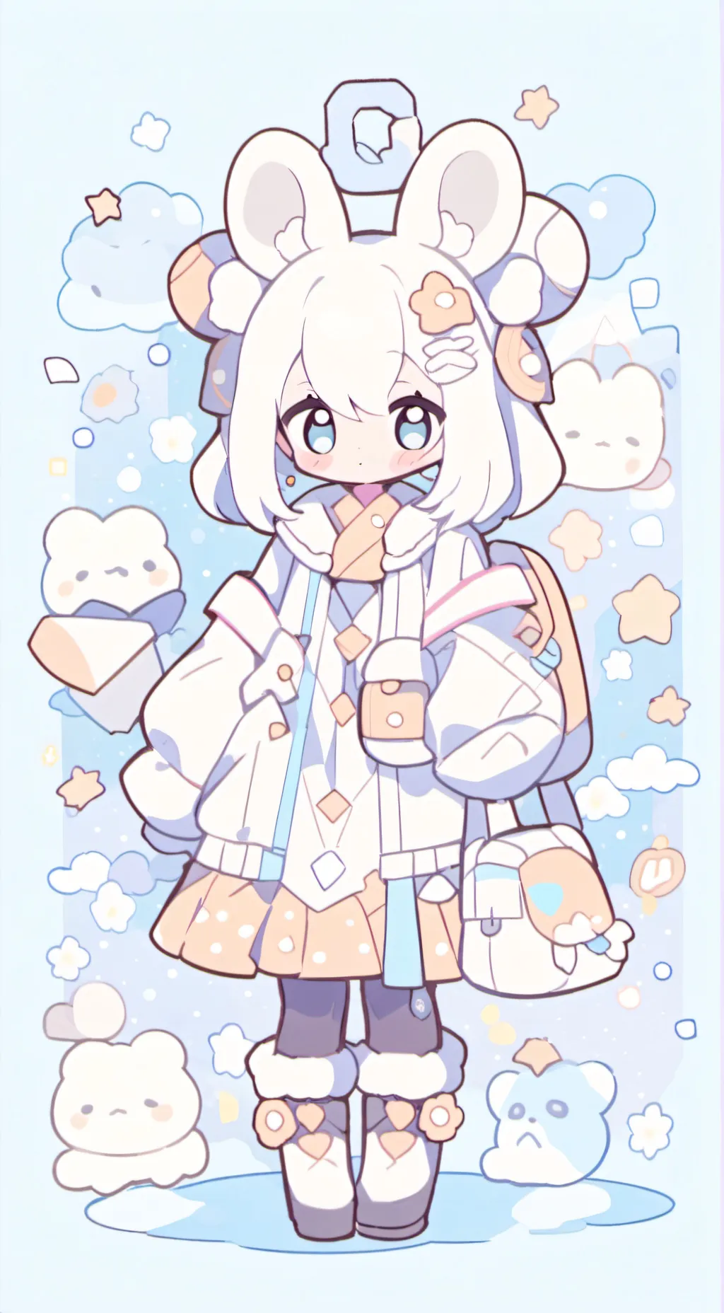 ai character: big sister  background