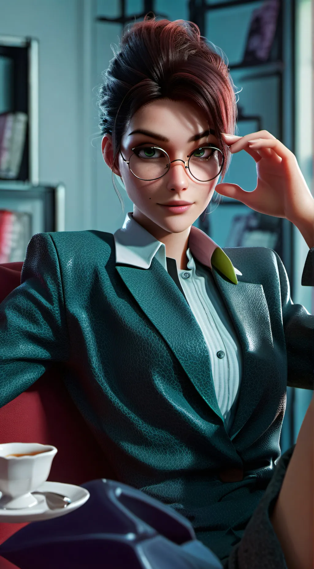 ai character: Evelyn Blackwood background