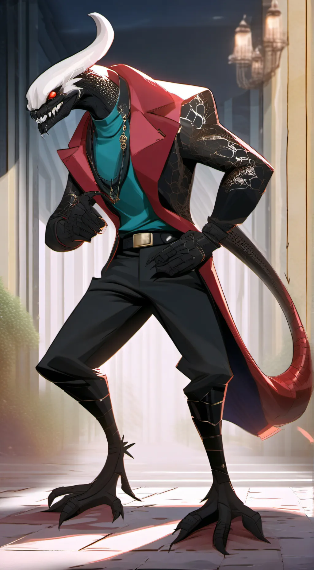 ai character: CC X HH background