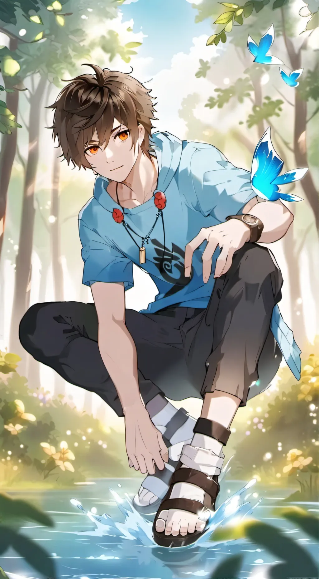 ai character: Nick background