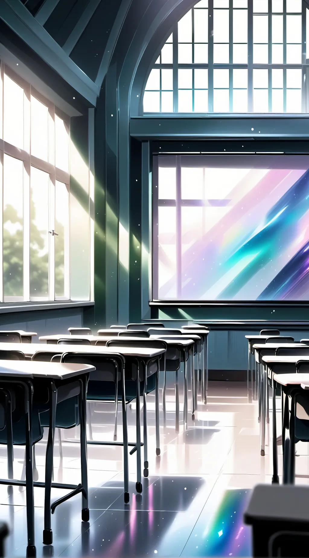 ai character: high school!  background