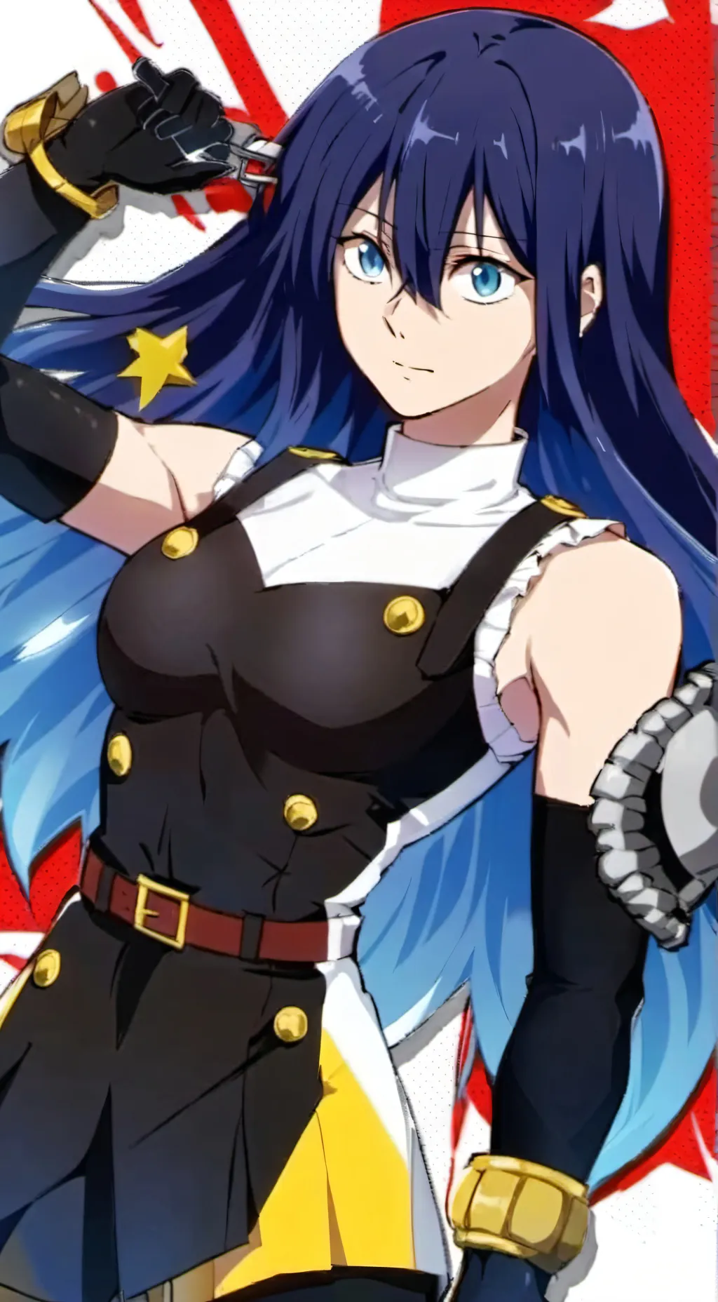 ai character: ms midnight  background