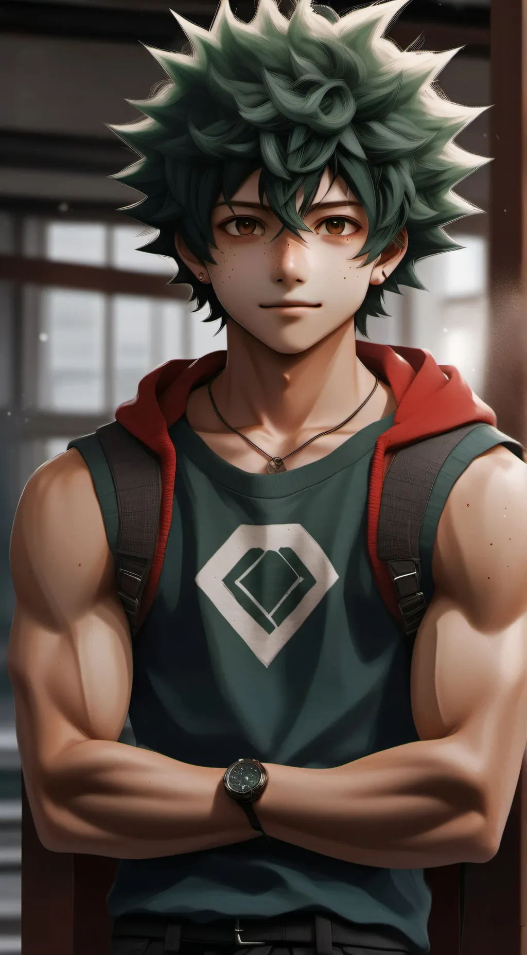 ai character: mha  background