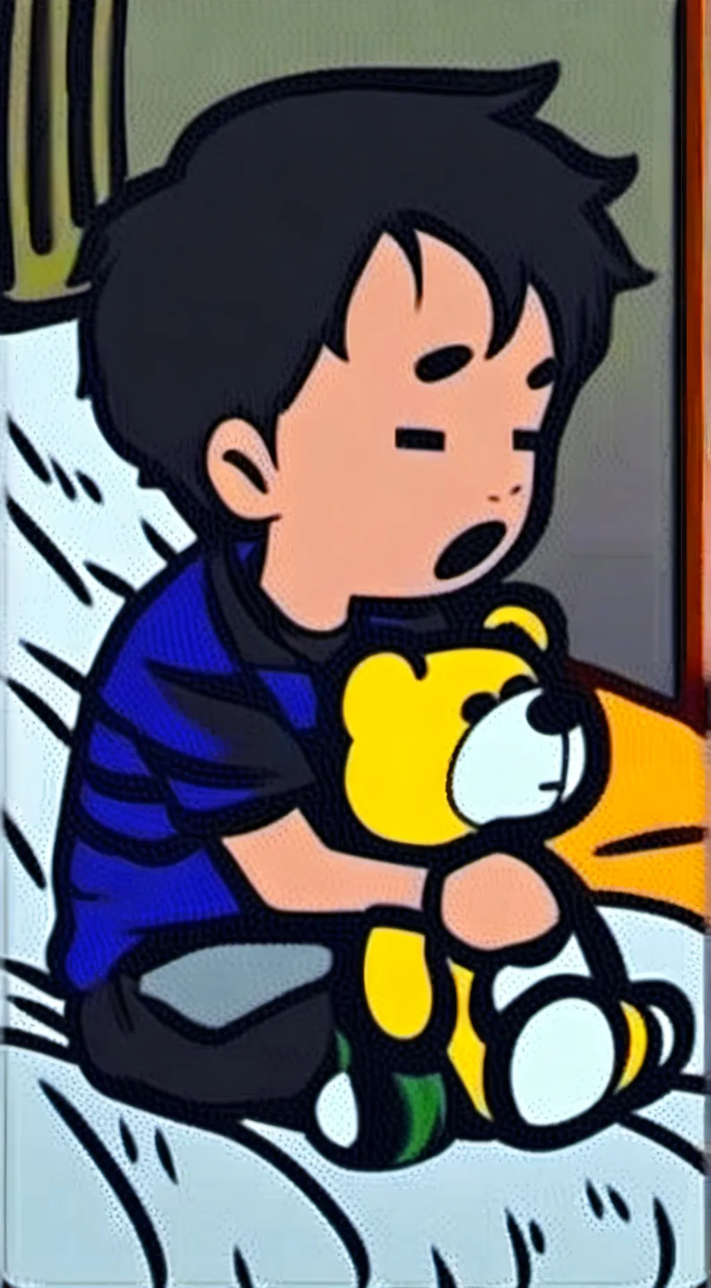 ai character: Evan Afton background