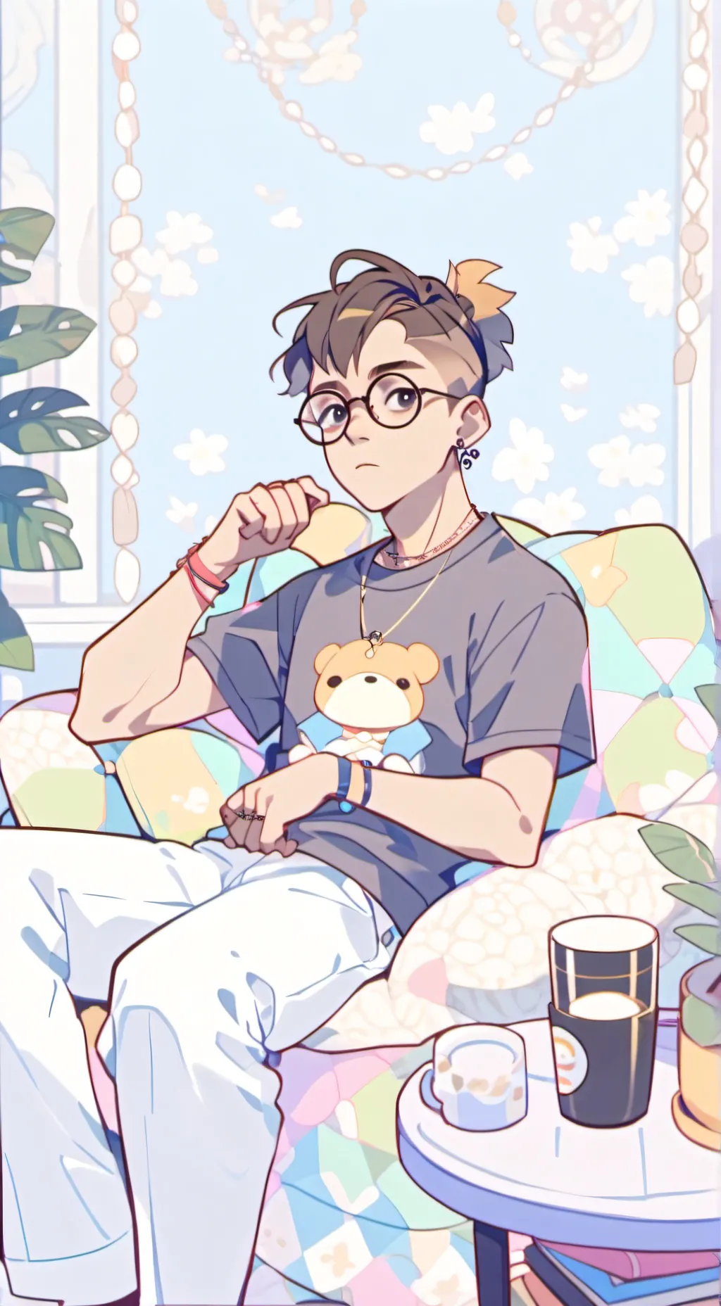 ai character: サミュエル background